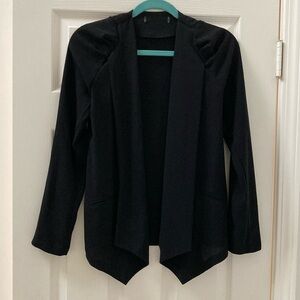 Crepe Shawl Collar Jacket S